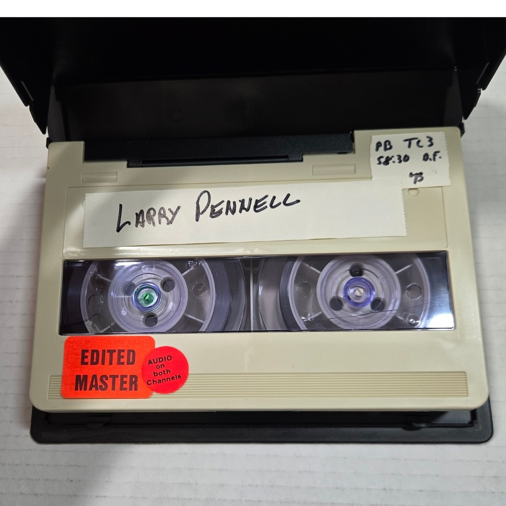 Vintage Sony 3/4 U-matic Video Tape Master Larry Pennell Beverly Hillbillies